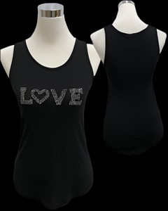 Tank Top-Love Bling