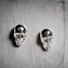 Load image into Gallery viewer, Skull Earrings- Sterling Silver
