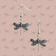 Load image into Gallery viewer, Dragonfly Earrings
