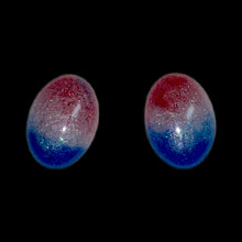 Load image into Gallery viewer, Patriotic Oval Earrings-L
