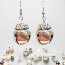 Load image into Gallery viewer, Bells in Silver Earrings
