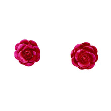 Load image into Gallery viewer, Colorful Rose Earrings
