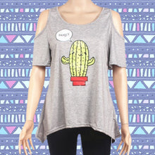 Load image into Gallery viewer, Cactus Hugs Bare Shoulder Tee
