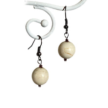 Load image into Gallery viewer, Howlite Bead Earrings
