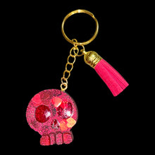 Load image into Gallery viewer, Skull Keychain-Rd
