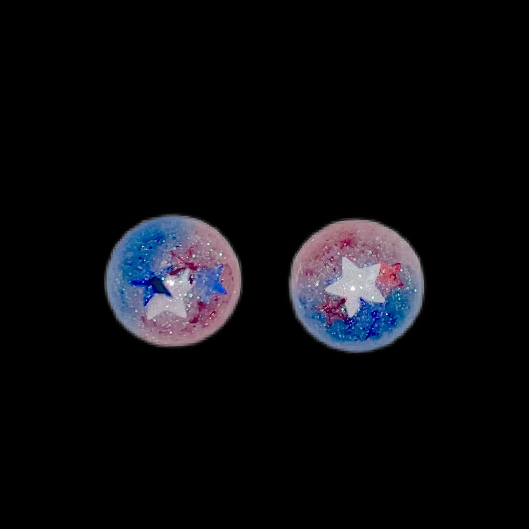 Patriotic Star Earrings-S