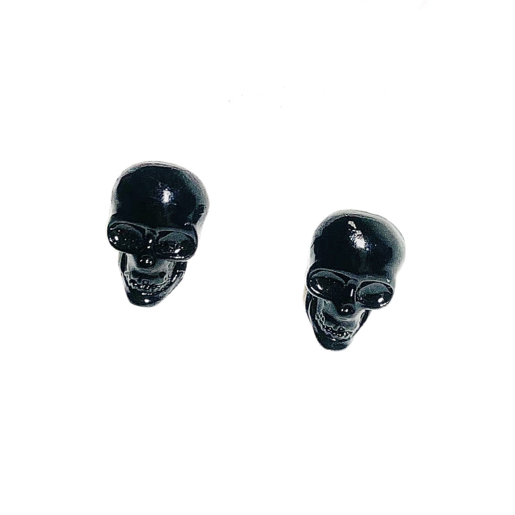 Skull Earrings- Sterling Silver