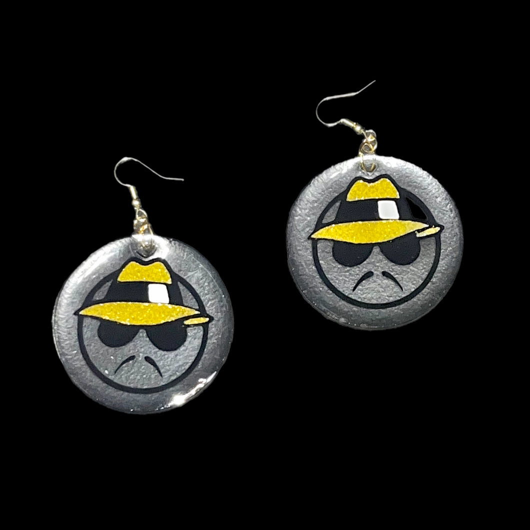 Lowrider Round Resin Earrings