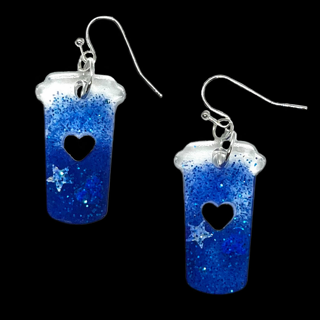 CoffeeToGo Earrings-BluGltr