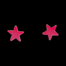 Load image into Gallery viewer, Star Earrings in Hot Pink
