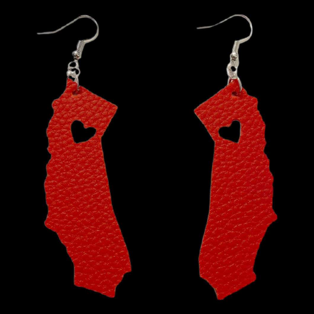 FL State Earrings-California