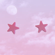 Load image into Gallery viewer, Stars Earrings in Pink
