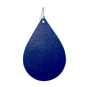 FL Teardrop Earrings-Carlsbad Cavemen Blu