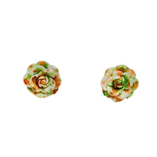 Load image into Gallery viewer, Colorful Rose Earrings
