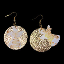 Load image into Gallery viewer, FL Angel Circle Earrings-WhtGld
