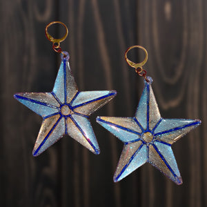 Star Earrings-BluBrn