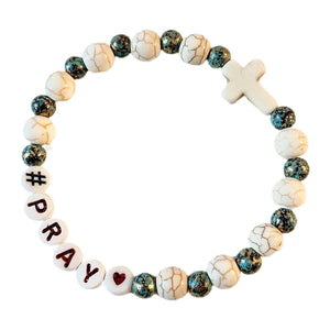 #Pray Ivory Bracelet