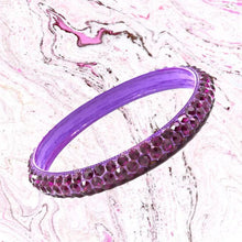 Load image into Gallery viewer, Purple Crystal Bling Bracelet
