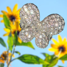 Load image into Gallery viewer, Rhinestone Butterfly Ring
