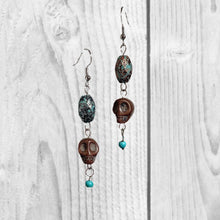 Load image into Gallery viewer, Skull Dangle Earrings
