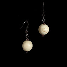 Load image into Gallery viewer, Howlite Bead Earrings
