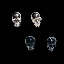 Load image into Gallery viewer, Skull Earrings- Sterling Silver
