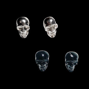 Skull Earrings- Sterling Silver