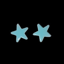 Load image into Gallery viewer, Star Earrings in Sky Blue
