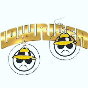 Lowrider Round Resin Earrings