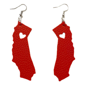 FL State Earrings-California