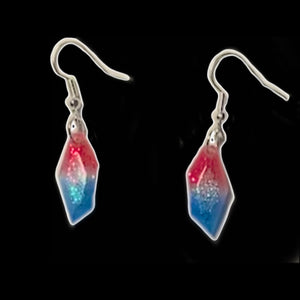 Geo Earrings-Glitter USA