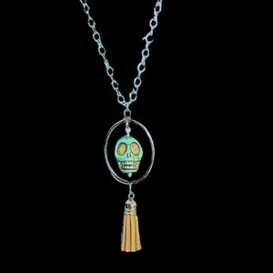 Skull and Tassel Necklace