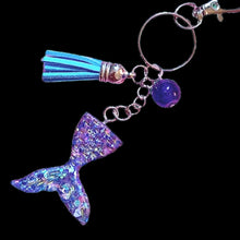 Load image into Gallery viewer, Mermaid Keychain-Purple
