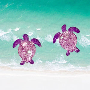 Pendientes de tortuga - GlitterPrpl