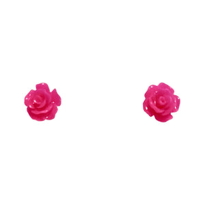 Tiny Rose Earrings