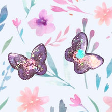 Load image into Gallery viewer, Acrylic Butterfly Post Back Earrings
