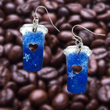 Load image into Gallery viewer, CoffeeToGo Earrings-BluGltr
