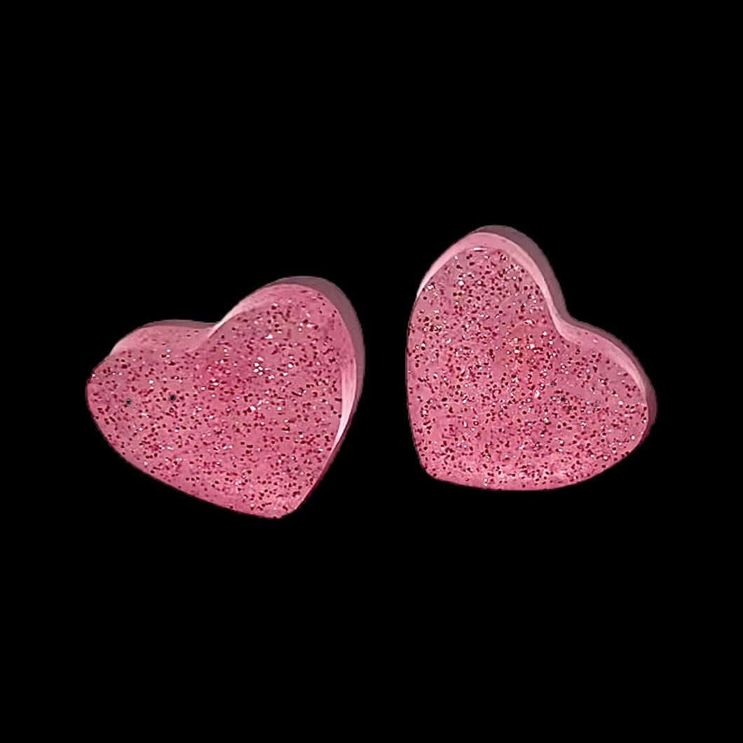 Heart Earrings-GlitterPk