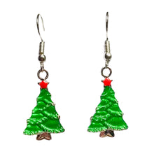 Load image into Gallery viewer, Christmas Tree Earrings
