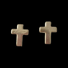 Load image into Gallery viewer, Silver Cross Earrings
