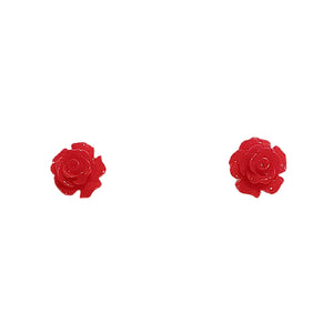 Tiny Rose Earrings