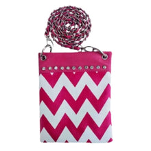 Load image into Gallery viewer, Chevron Mini Messenger Bag
