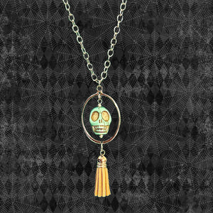 Skull and Tassel Necklace