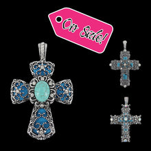 Load image into Gallery viewer, Filigree Cross Pendants
