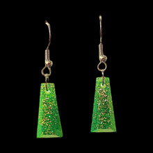 Load image into Gallery viewer, Trap Earrings-Glitter Green
