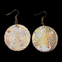 Load image into Gallery viewer, FL Angel Circle Earrings-WhtGld
