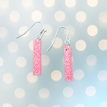 Load image into Gallery viewer, Linear Dangle Earrings-NeonPkGltr
