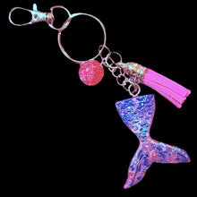 Load image into Gallery viewer, Mermaid Keychain-Pink

