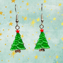 Load image into Gallery viewer, Christmas Tree Earrings
