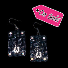 Load image into Gallery viewer, Rockin’ Guitar Cross Earrings
